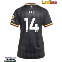 Aston Villa Pau Torres #14 Replica Away Shirt Ladies 2026-27 Short Sleeve